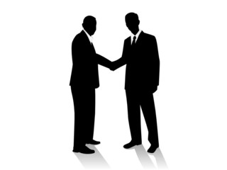 Businessman handshake