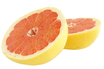 Fototapeta na wymiar Grapefruit halves
