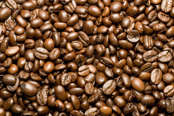 Kaffeebohnen - Textur