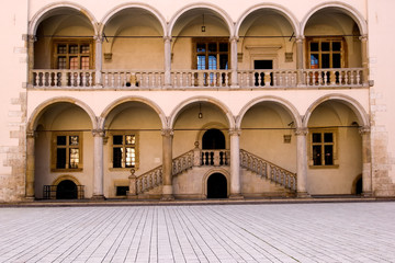Fototapeta National museum in Wawel castle, Krakow, Poland obraz