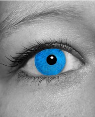 Blaues Auge