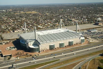 Foto op Plexiglas Stadion Luchtfoto van de Alamodome-sportarena.