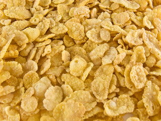 Corn flakes background