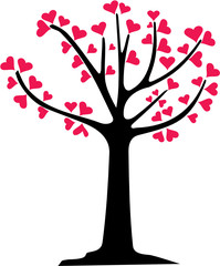 Fototapeta premium ARBRE DE COEURS