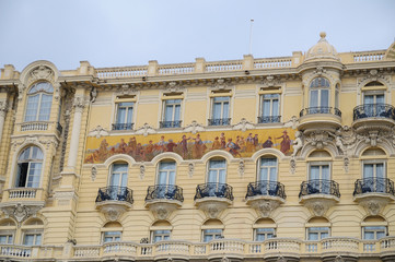 Fototapeta na wymiar l'Hermitage Hotel Monte Carlo do