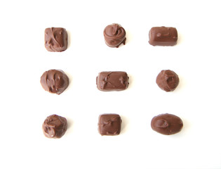 Candy chocolates ready to be eaten during the holidays