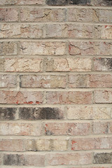 Bricks and stones make up a landscaping wall