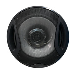 Audio speaker isolated on white background