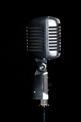 Fototapeta premium Old fashioned microphone