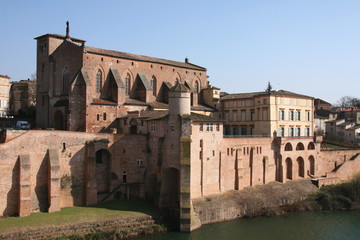 Fototapeta premium La cathédrale de Gaillac