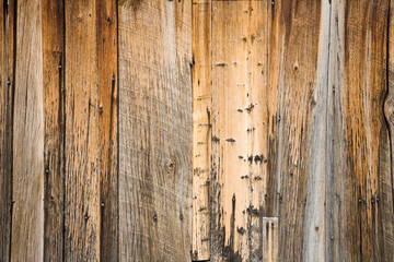 Weathered Aged Barn Wood and Nails Textured  Background