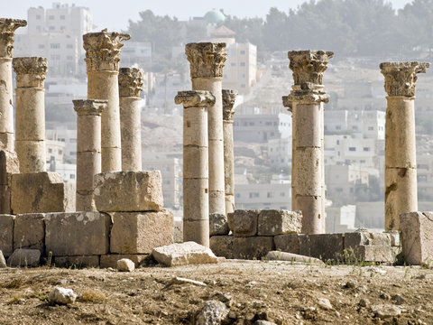Decumanus, Jerash,