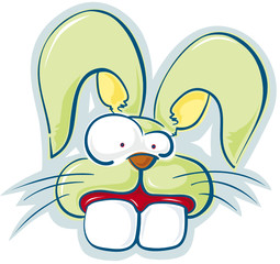 Crazy Green Bunny