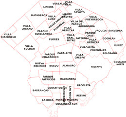 mapa de buenos aires © marionak