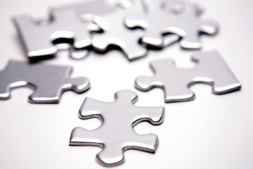 Obraz premium Jigsaw puzzle pieces
