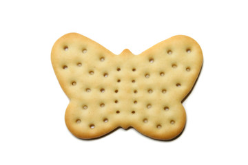 Cracker isolated on white