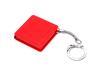 Red measuring tape