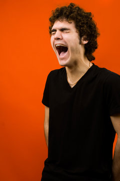 screaming guy