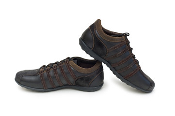Sport shoes isolated on the white background