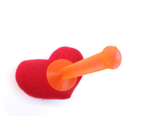 Arrow in heart - love