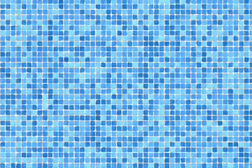 Hi-resolution blue mosaic