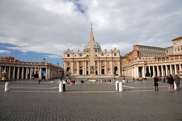 Fototapeta na wymiar St.Peter Square, Watykan
