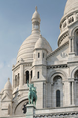 Fototapeta na wymiar Basilique du Sacré-Coeur de Montmartre