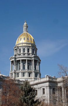 Gold Dome on the Colorado State Capitol Building