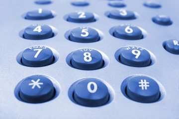 Macro of telephone keypad