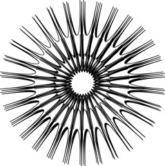 Obraz premium circular burst