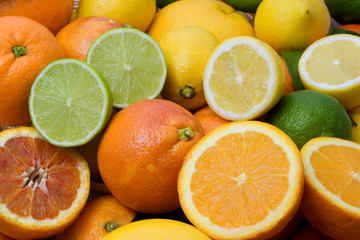 Citrus fruit background