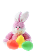 Bunny with Easter Eggs