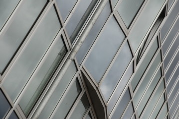 Obraz premium Glaswand