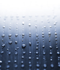 Water drops abstract background (shallow DoF)