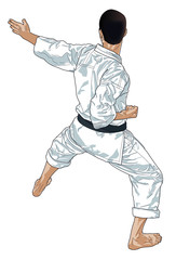 Karaté illustration