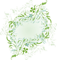 ornamental floral frame