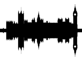 Obraz premium Domy parlamentu Londyn