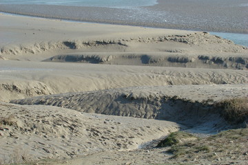 Baie de somme vu du hourdel,Picardie