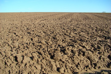 Terre labourée,Aisne,Picardie