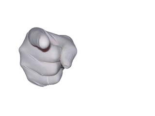 Main gantée de latex 4