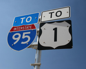 Interstate 95 / US1 Sign