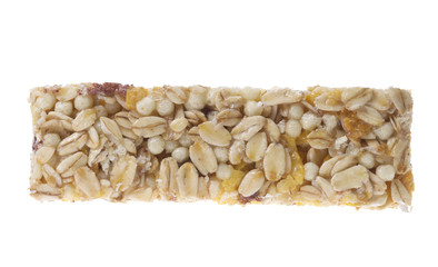 isolated muesli bar