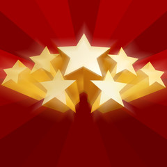 golden stars