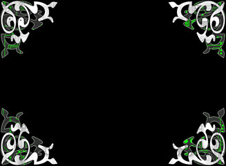 Naklejka premium Decorative Tech Style background