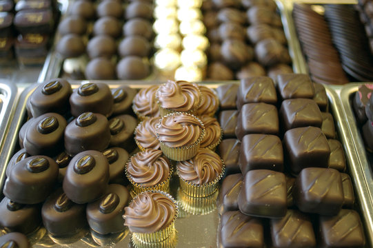 plateau de chocolats