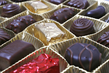 Pralinen, Schokolade