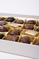 Pralinen, Schokolade, Packung