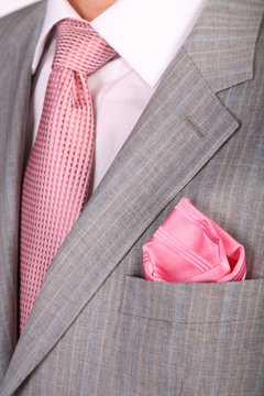wraps suit necktie