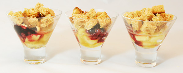 assortiment de verrines