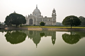 Fototapeta na wymiar Victoria Memorial, Kalkuta.